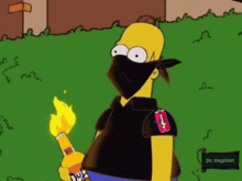 Homer Simpson Molotov Cocktail GIF - Homer Simpson Molotov Cocktail Anarchy GIFs