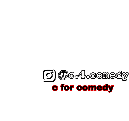C For Comedy C4c Sticker - C For Comedy C4c Stickers