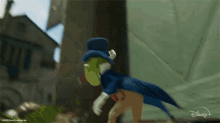 Attacked By A Bird Jiminy Cricket GIF - Attacked By A Bird Jiminy Cricket Pinocchio GIFs