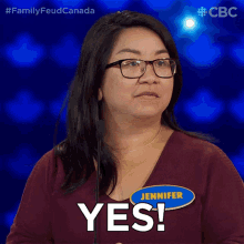 Yes Jennifer GIF - Yes Jennifer Family Feud Canada GIFs