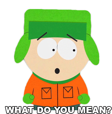 What Do You Mean Kyle Broflovski Sticker - What Do You Mean Kyle Broflovski South Park Stickers