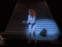 Cyndi Lauper Dancing GIF - Cyndi Lauper Dancing White Suit GIFs
