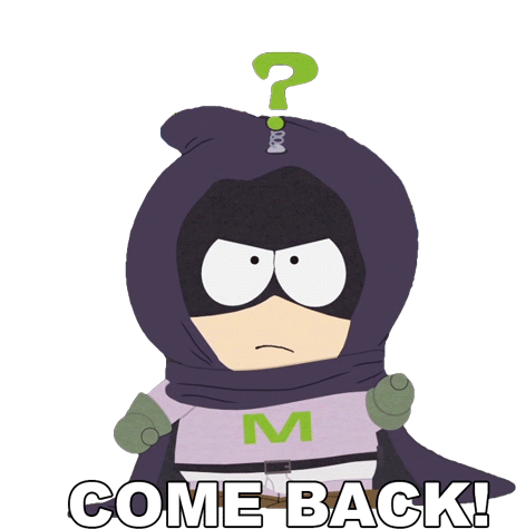 Come Back Mysterion Sticker - Come Back Mysterion Kenny Mccormick Stickers