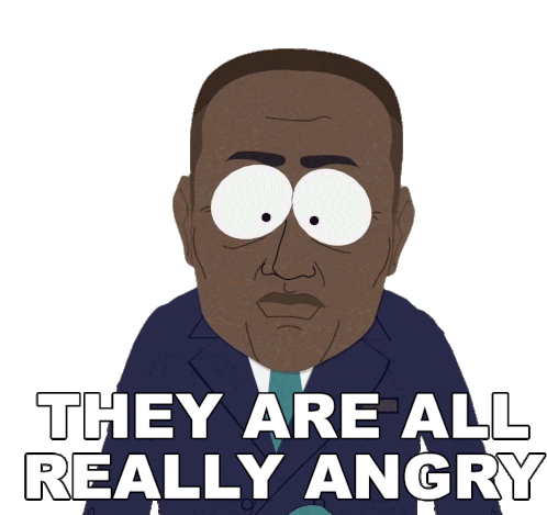 They Are All Angry South Park Sticker - They Are All Angry South Park S15e4 Stickers
