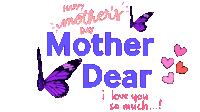 Mother Dear Mother'S Day Sticker