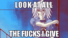 Yugioh I Dont Give A Fuck GIF - Yugioh I Dont Give A Fuck Idgaf GIFs