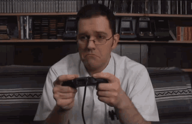 New trending GIF tagged angry mrw video game…
