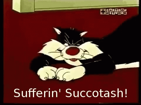 sylvester the cat spitting