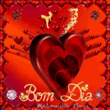 Hearts Bom Dia GIF - Hearts Bom Dia Love You GIFs