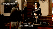 Hold Upyour Right Hand..Gif GIF - Hold Upyour Right Hand. My Cousin-vinny Marisa Tomei GIFs