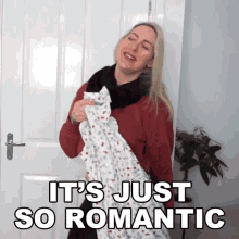 Its Just So Romantic Tracy Kiss GIF - Its Just So Romantic Tracy Kiss Its So Sweet GIFs
