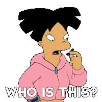 Who Is This Amy Wong Sticker - Who Is This Amy Wong Futurama Stickers