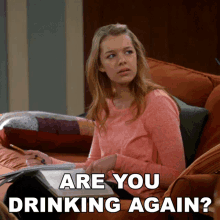 Are You Drinking Again Violet GIF - Are You Drinking Again Violet Mom GIFs