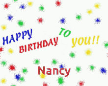 Hb2u Happy Birthday GIF - Hb2u Happy Birthday Nancy GIFs