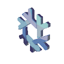 "Powered by NixOS Badge" by @redyf