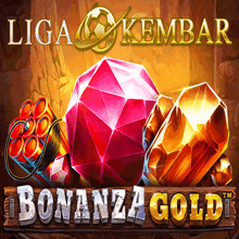 a slot game called bonanza gold is displayed