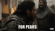 for pears pears got game of thrones jon snow