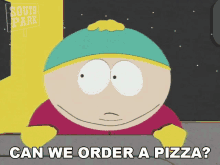 Can We Order Pizza Eric Cartman GIF