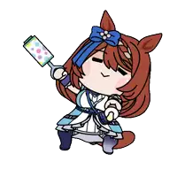 a cartoon drawing of a girl with a bow on her head