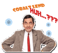 Cobaltlend Mr Bean Sticker - Cobaltlend Mr Bean Crypto Stickers