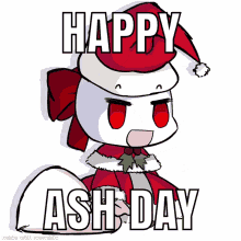 Ash Hi Ash GIF - Ash Hi Ash Happy Ash Day GIFs