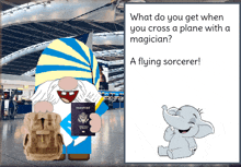 Leaving On A Jet Plane Gnome GIF - Leaving On A Jet Plane Gnome Travel GIFs