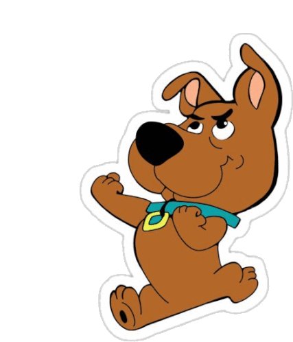 Scooby Scooby Doo Sticker - Scooby Scooby Doo Cute Stickers