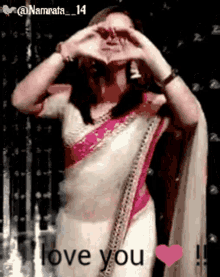 Love You All Heart GIF - Love You All Heart Shilpa Shinde GIFs