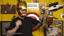 Iron Man Cover Face GIF - Iron Man Cover Face Automatic GIFs