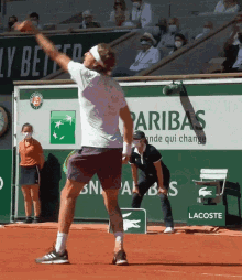 Stefanos Tsitsipas Racquet Drop GIF - Stefanos Tsitsipas Racquet Drop Racket GIFs