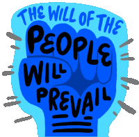 The Will Of The People People Will Prevail Sticker - The Will Of The People People Will Prevail I Will Prevail Stickers