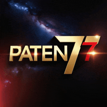 a logo for patent 7 shows a galaxy in the background