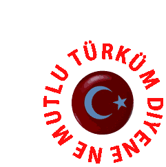 Ne Mutlu Turk Diyene Turkey Sticker - Ne Mutlu Turk Diyene Turkey Spinning Stickers