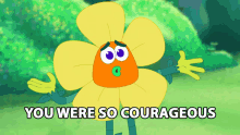 You Were So Courageous Pistil Pete GIF - You Were So Courageous Pistil Pete The Trolls Beat Goes On GIFs