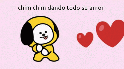 Bt21 Chimmy GIF - Bt21 Chimmy Chim Chim Dado Todo Su Amor - Discover &  Share GIFs