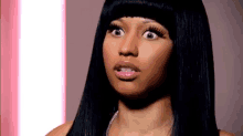 Nicki Minaj Shook GIF - Nicki Minaj Shook Surprised GIFs