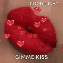 Good Night Kisses GIF - Good Night Kisses Lips GIFs