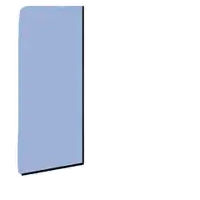 a cartoon character peeking out from behind a door with the words yes yes .