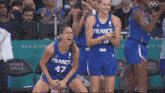 a group of female basketball players from france