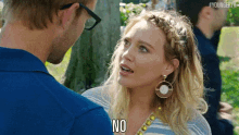 No GIF - Hilary Duff Kelsey Peters Nope GIFs