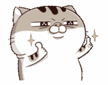 ami fat cat thumbs up cool were good nice