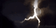 a lightning bolt strikes through a cloudy sky with the words harvest animations visible in the bottom right corner