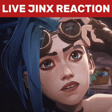 Live Jinx Reaction Arcane Jinx GIF - Live Jinx Reaction Jinx Arcane Jinx GIFs