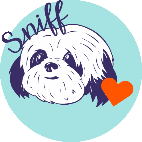 Sniff Sniffing Sticker - Sniff Sniffing Andydoghouse Stickers