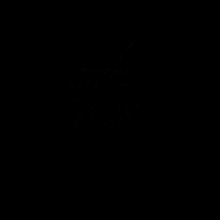 a black background with a lightning bolt and the words steel rock on it