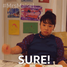 Sure Mei Lin GIF - Sure Mei Lin The Marvelous Mrs Maisel GIFs