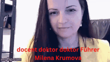 Docent Doktor Doktor Milena Krumuva GIF