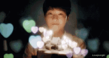 แฮปปี้เบิร์ดเดย์ สุขสันต์วันเกิด GIF - Song Joongki Happy Birthday Birthday Cake GIFs