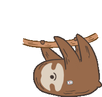 Sloth Slow Sticker - Sloth Slow Cute Stickers