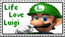 Luigi Super Mario Bros GIF - Luigi Super Mario Bros Stamp GIFs